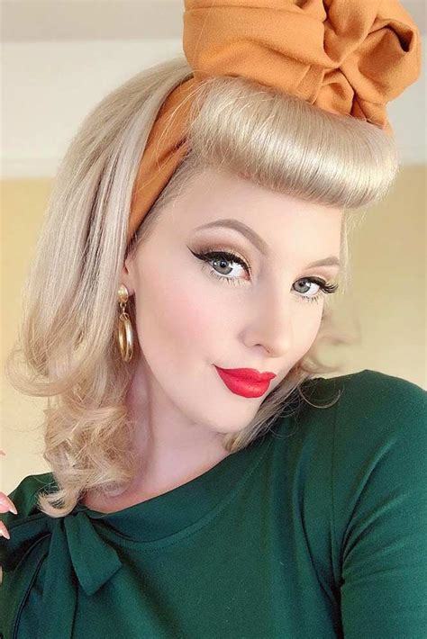 Fascinating Victory Rolls Hairstyles The Modern Take At The Vintage Trend Retro Hairstyles