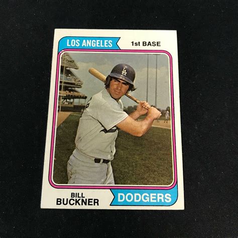 Topps Bill Buckner Los Angeles Dodgers Ex Jy A Ebay