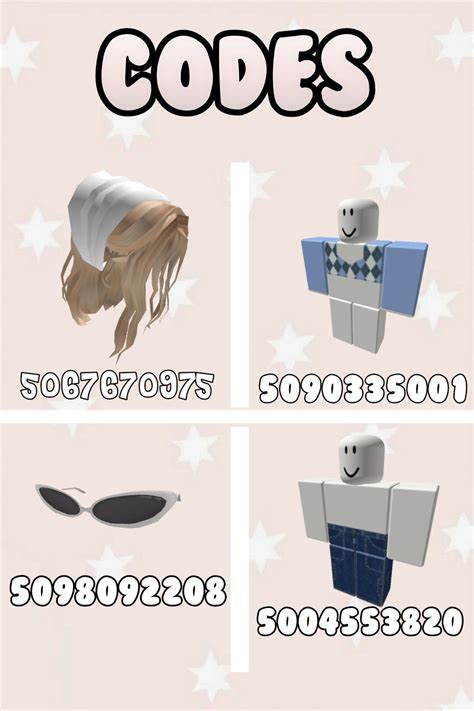 Aesthetic Roblox Outfit Codes Ideas