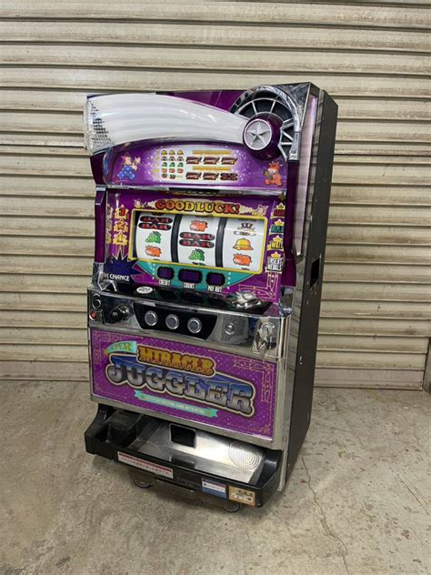 1円スタート み 直接引取歓迎 スロット実機 スーパー ミラクル ジャグラー コイン不要機 カギ付き 100vth575 直接パチスロ実機