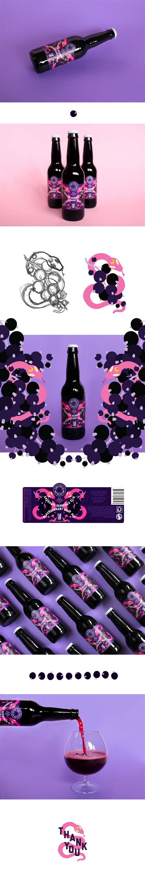 Illustration And Design Beer Label On Behance