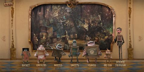 The Boxtrolls 3d Stop Motion Animation Movie Character Designs