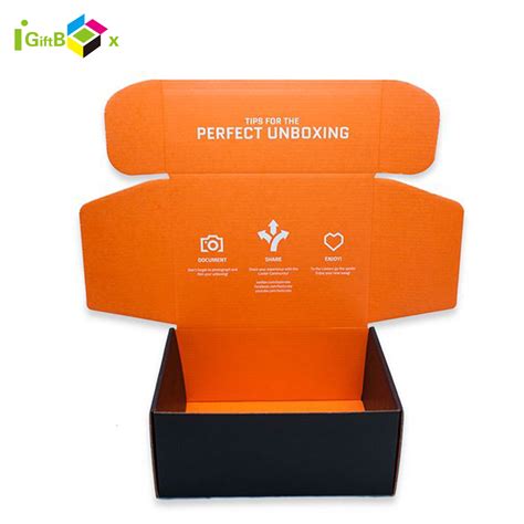 Custom Luxury Rigid Cardboard Color Packing Packaging Shipping Custom