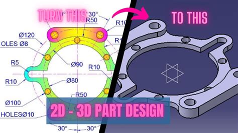 Catia Design For Beginners Exercise 10 I Catia V5 Tutorial Exercise I Part Design I Autocad