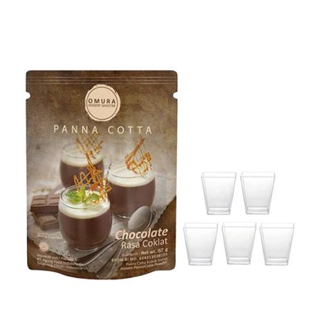 Jual Omura Dessert Shooter Chocolate Premix Instant Panna Cotta