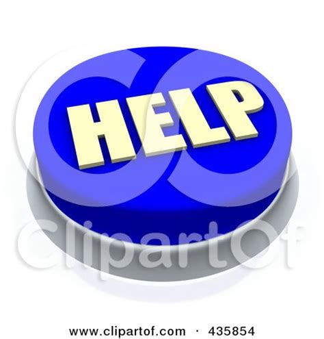 Royalty-Free (RF) Help Button Clipart, Illustrations, Vector Graphics #1