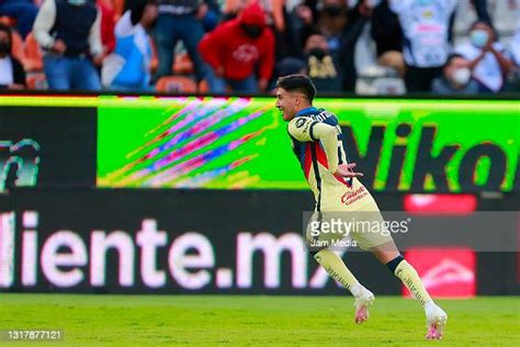 Leonardo Suarez Of America Celebrates After Scoring His Teams First