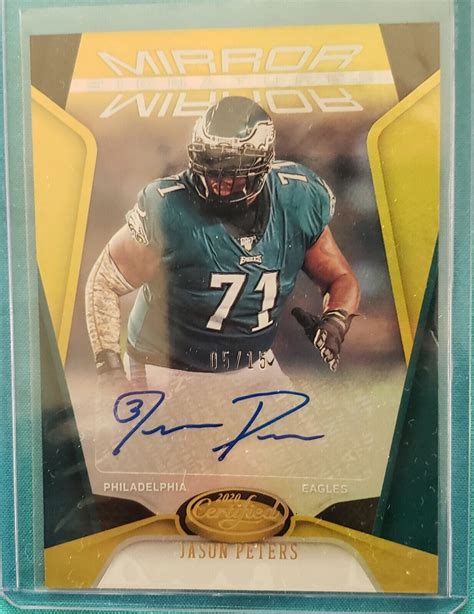 2020 Panini Certified Mirror Signatures Mirror Gold Ms Jp Jason