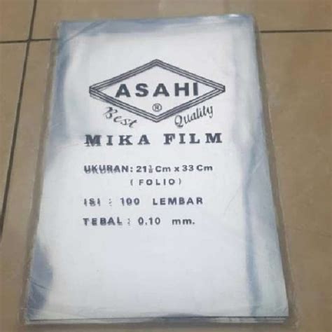 Jual Plastik Mika Jilid Sampul Buku COVER MIKA Tebal 0 10 Mm PAK