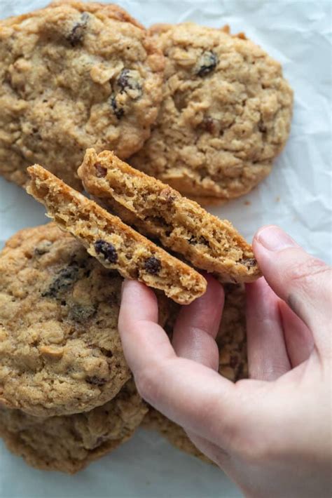 Oatmeal Raisin Pecan Cookies A Red Spatula