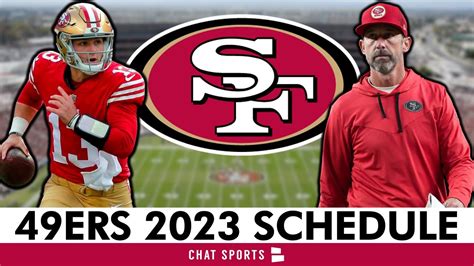 San Francisco 49ers 2023 Nfl Schedule Opponents And Instant Analysis Youtube