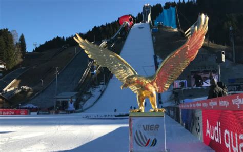 Salto Con Gli Sci La Presentazione Dei Protagonisti Della Tourn E Dei