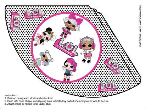 Free Printable Lol Surprise Birthday Party Kits Template