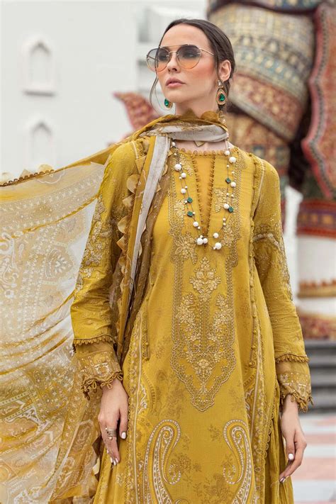 Mariab Mprint Lawn 3 Pc 09104 Fashion Flare