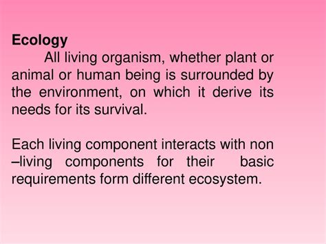 Concept Of Ecology And Ecosystem Dr Premchand B Sirsat Assist Ppt