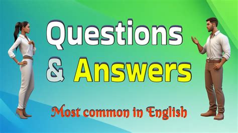 English Speaking Practice 100 Most Common Questions And Answers In