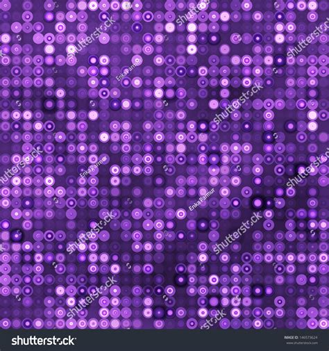 Seamless Purple Disco Lights Background With Circles Stock Vector Illustration 146573624 ...