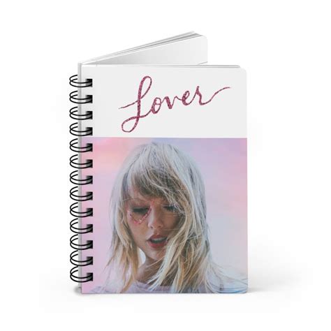 Taylor Swift Spiral Bound Journal Etsy