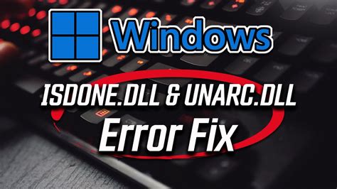 Isdone Dll Error Fix Windows How To Fix Isdone Dll Error