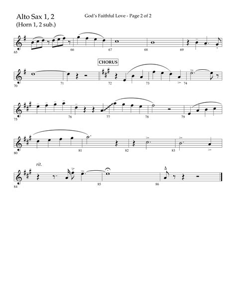 God S Faithful Love Choral Anthem Satb Alto Sax Sheet Music Pdf