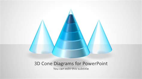 3D Cone Diagrams for PowerPoint - SlideModel