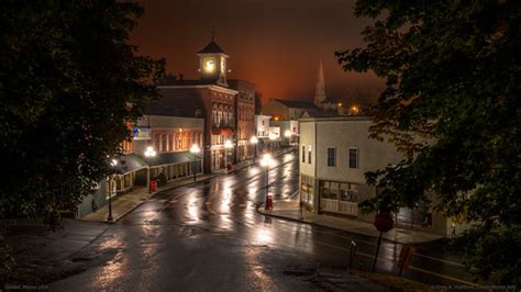 Dexter Maine This Shows The Town Clock On Main Street In Flickr