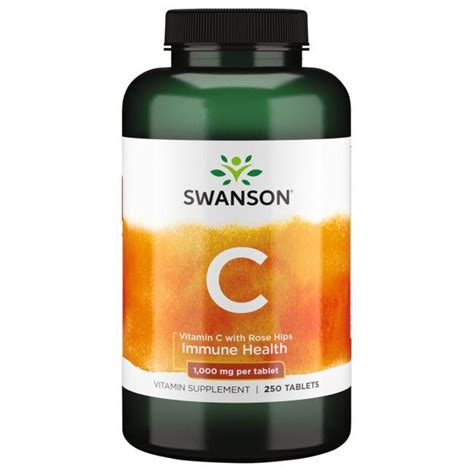 Swanson Premium C 1000 With Rose Hips 1 000 Mg 250 Tabs Swanson®