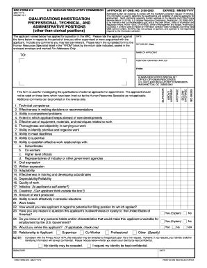 Fillable Online Pbadupws Nrc Omb Nrc Form