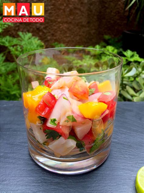 Mau Cocina De Todo Ceviche De Pescado Con Mango