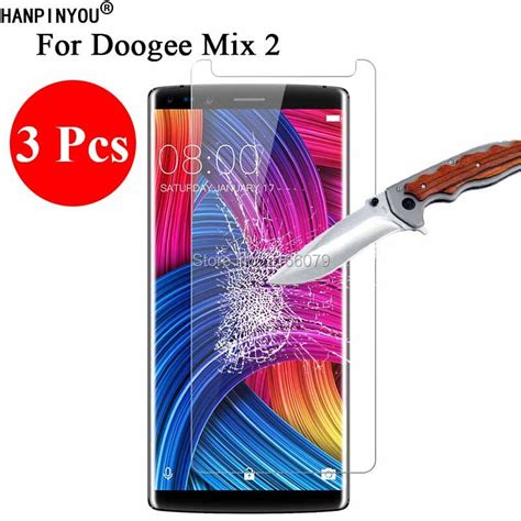 Protector De Pantalla De Vidrio Templado 9H 2 5D HD Para Doogee Mix 2