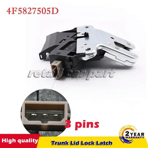 Bootlid Rear Trunk Lid Lock Latch For Vw Eos Jetta Mk5 Passat B6 B7 Cc