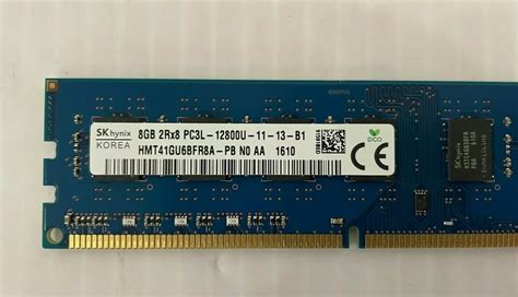 SK Hynix 8GB PC3L 12800U DDR3 Desktop Memory RAM HMT41GU6BFR8A PB On Jawa