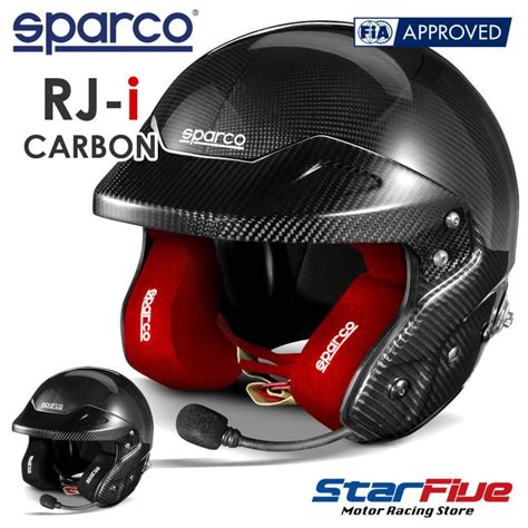 スパルコ ジェットヘルメット 4輪用 Rj I カーボン Fia8859 2015 スネルsa2020公認 Sparco 2024年継続モデル