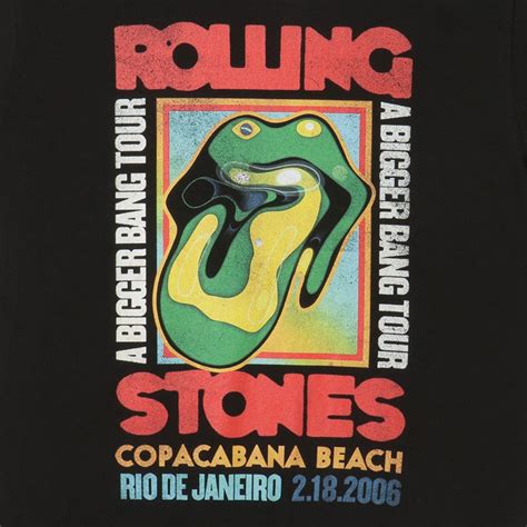 A Bigger Bang Copacabana Beach TeeXL The Rolling Stones HMV BOOKS