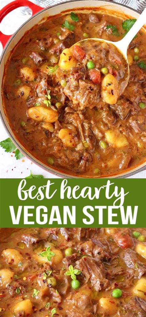 Hearty Vegan Stew Recipe Recipe Vegan Stew Recipes Tasty