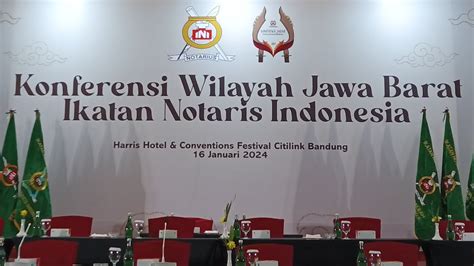 Konferensi Wilayah Jawa Barat Ikatan Notaris Indonesia YouTube