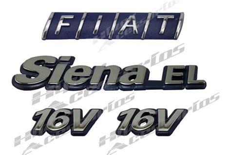 Emblemas Fiat Mala Siena El E V Mercadolivre