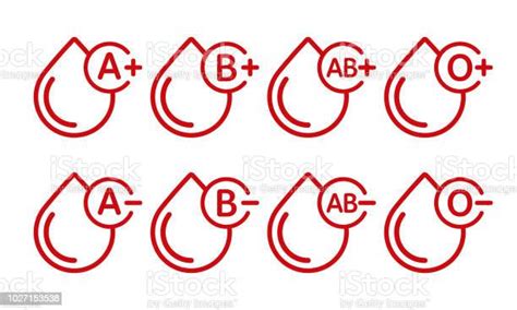 血液類型向量圖示被隔離在白色血滴血型向量圖形及更多血型圖片 血型 打字 血 Istock