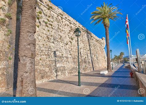 Citadel Of The Coastal Town Of Cascais Stock Photo Image Of Tourism