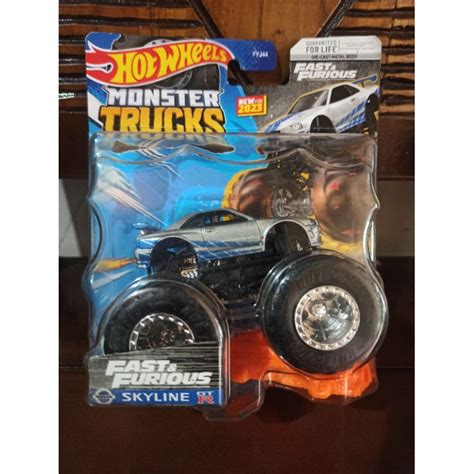 Jual Hot Wheels Monster Trucks Nissan Skyline R Fast Furious Card