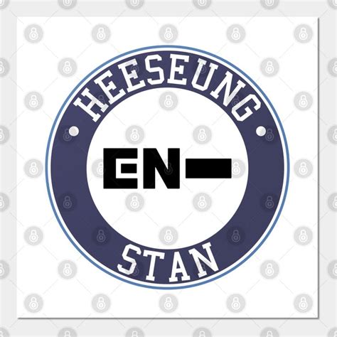 Enhypen Heeseung Stan Logo By Morcaworks Logo Logo Wall Stans