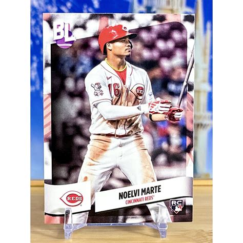 Topps Big League Baseball Noelvi Marte Rc Rookie Cincinnati