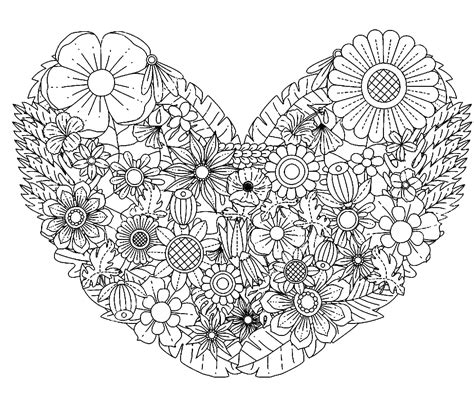 Coloriage Mandala Fleurs Coloriages Pour Adultes