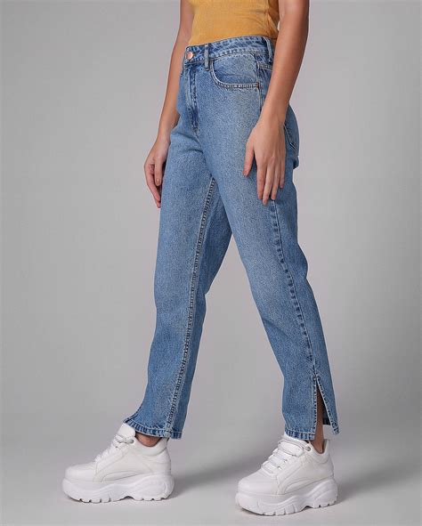 Riachuelo Cal A Jeans Feminina Mom Cintura Alta Denim M Dia Pool By