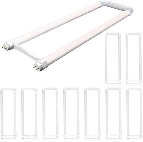 Jimwhen 10 Pack 2FT T8 T10 T12 U Bend LED Tube Light 18W 40W Equiv