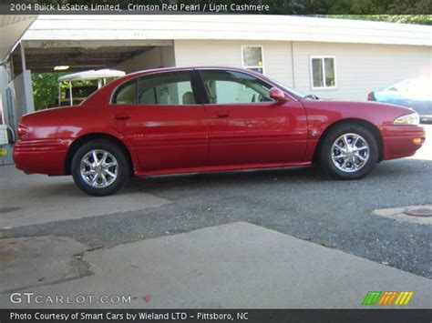 Crimson Red Pearl 2004 Buick Lesabre Limited Light Cashmere