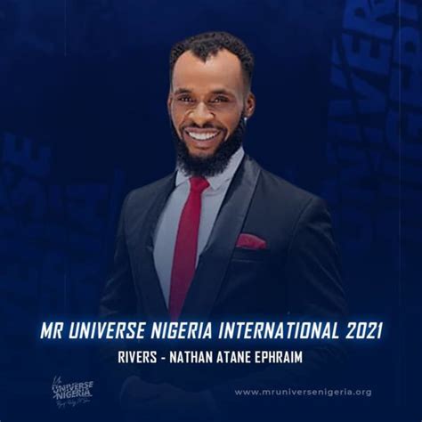 Nathan Atane Ephraim Has Been Crowned Mr Universe Nigeria 2021 See