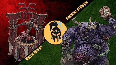 Age Of Sigmar RageBabyStudio Blades Of Khorne Vs Maggotkin Of Nurgle