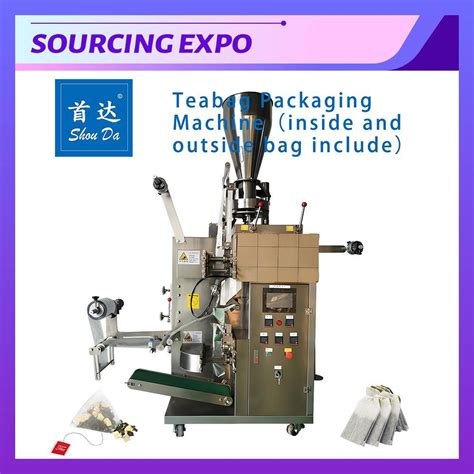 Automatic Vertical Sachet Tea Bags Filling Puffed Food Packing Machine With Back Side Sealing