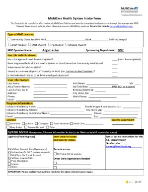 Fillable Online Mhs Intake Form Intended For Info Gathering To Input